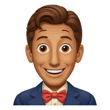 Ray Bolger with brown hair sticker