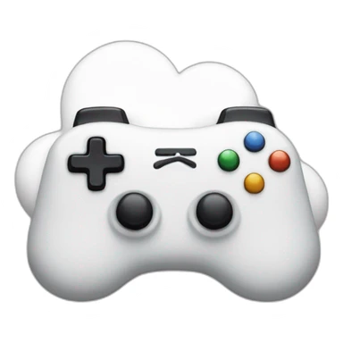 Manette en forme de nuage sticker