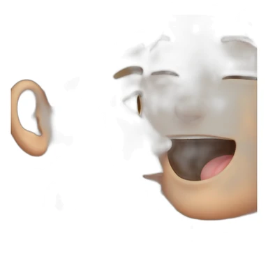 one person whispers in another person's ear sticker