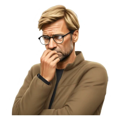 Jurgen Klopp facepalm emoji sticker