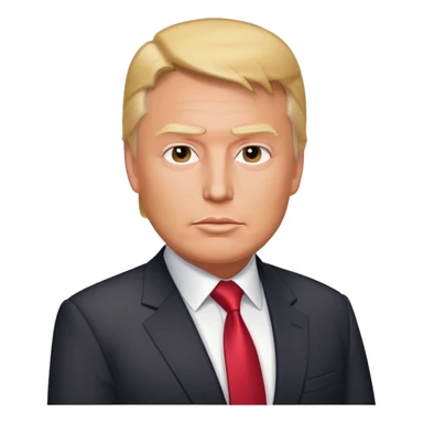 A mix of donold trump and Elon musk sticker