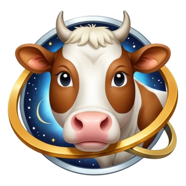 Vaca saturno sticker