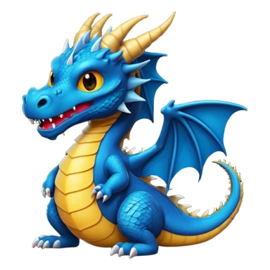 iOS emoji, minimal dragon symbol, dark fantasy, line icon sticker