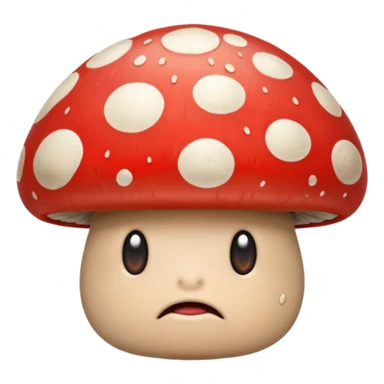 angry mushroom sticker