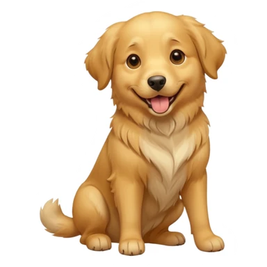 dog full image retriver sticker