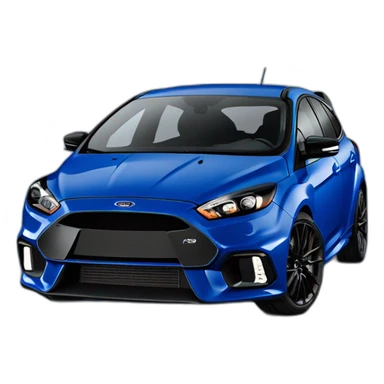 Ford focus RS dark blue sticker