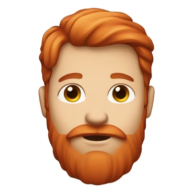 A man who is pregnant and also has red hair and beard  sticker