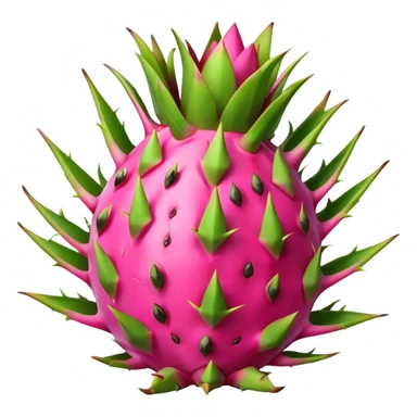 Cute dragon fruit sticker