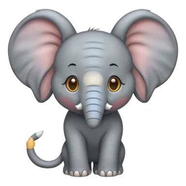 Fucking elephant with cat sticker