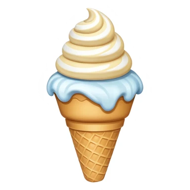 soft cream cone sticker