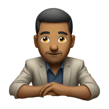 Man gambling sticker