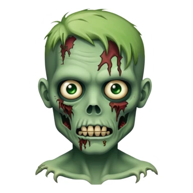 zombie with tattoo sticker