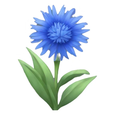 Cornflower in discord emoji style sticker