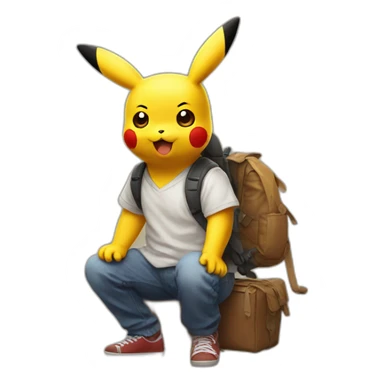Pikachu ask question sticker