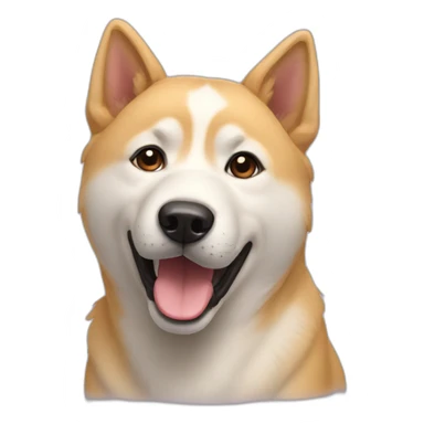 jindo dog sticker