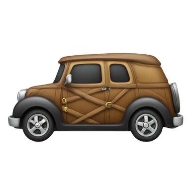 Car wearing lederhosen  sticker