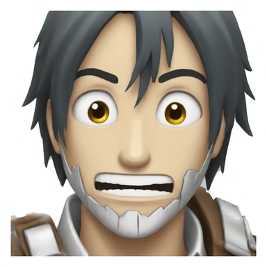 lobo attack on titan sticker