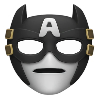 Super hero mask sticker