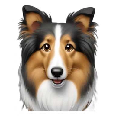 sheltie dog sticker