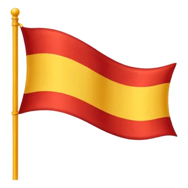 Yellow and red flag sticker