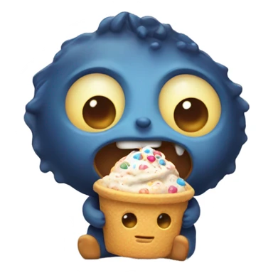 baby gonk eating molch sticker