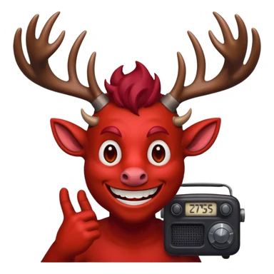 Alastor the radio demon sticker