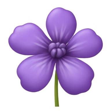 Purple wild flower  sticker