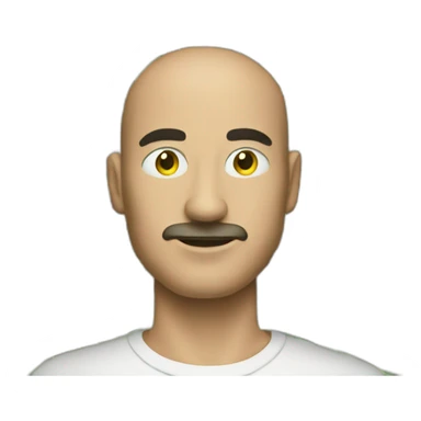 man with dollar signs for eyes sticker