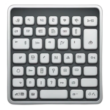 the biggest keyboard ever sticker