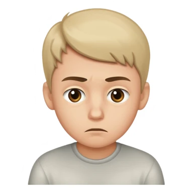 A boy cheating on his own sticker