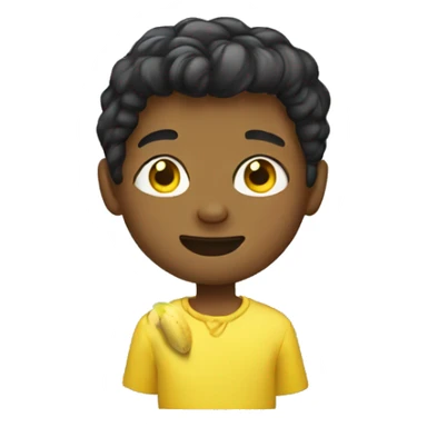 boy with banana outfit sticker