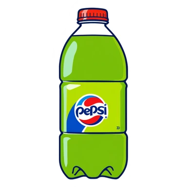 Pepsi max lime 1,5 liter sticker