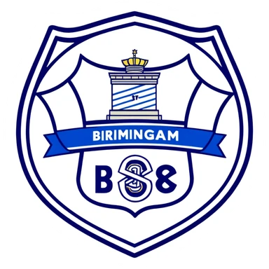 Birmingham city badge sticker
