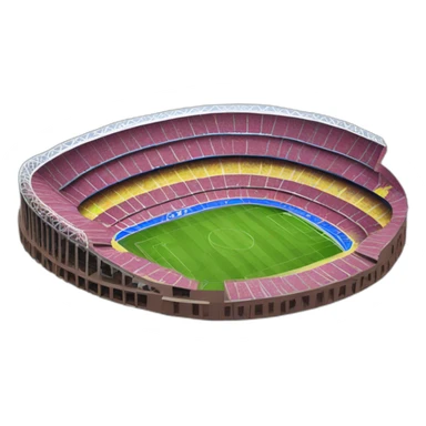 camp nou stadium sticker