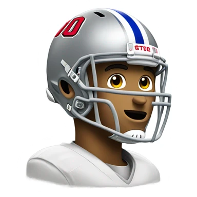 Donald trump, wearing Ohio state helmet sticker