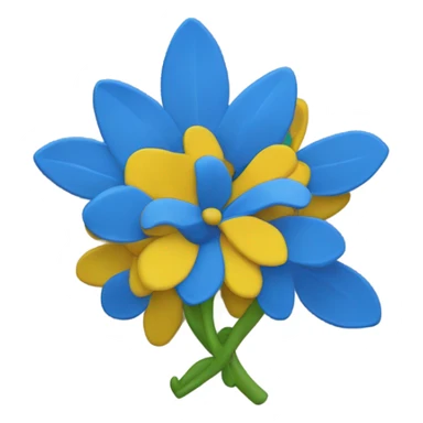 créer moi un emoji bleuet de France stp sticker