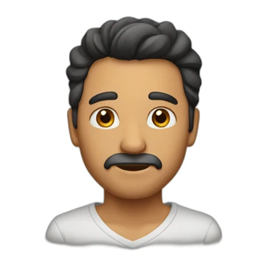 Hombre enfadado sticker