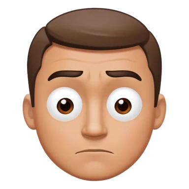 Realistic Mr incredible head with haircut but his nose covers his entire face sticker