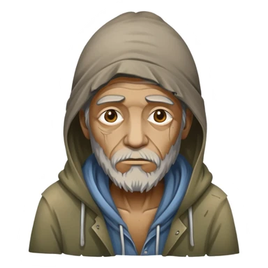 Someone that is homeless  sticker