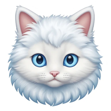 ྀིྀི Baby cat with blue eyes sticker