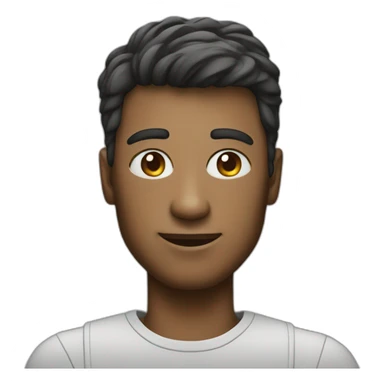 A person creating an ai emoji on his iPhone sticker