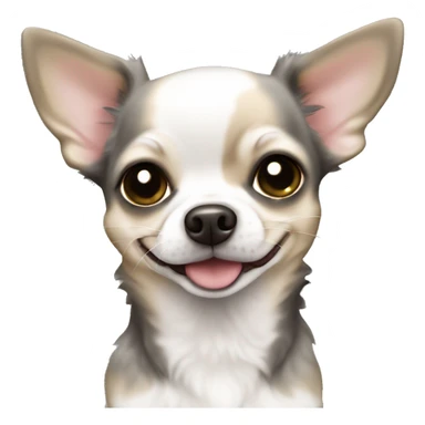 Merle colored mini chihuahua  sticker