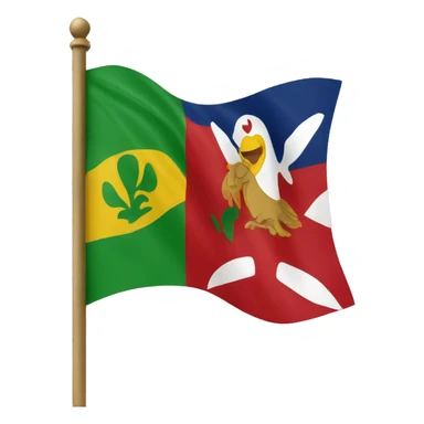 guadeloupe flag sticker