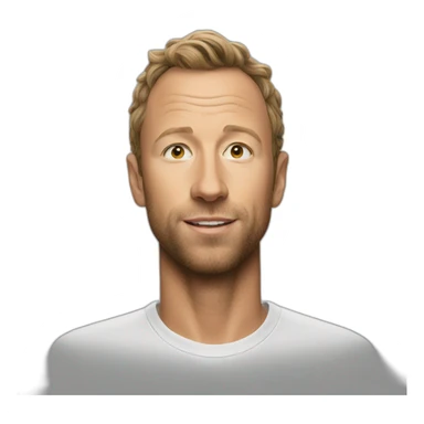 Chris martin sticker