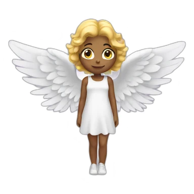 angel with wings sticker