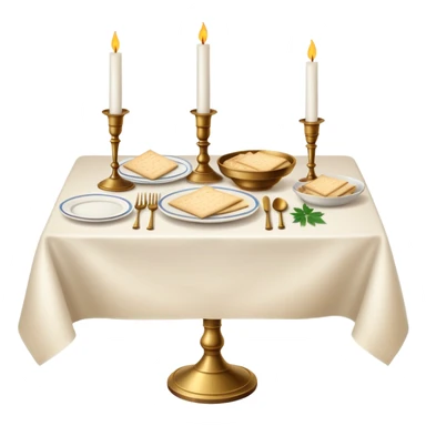 passover Seder dinner table sticker