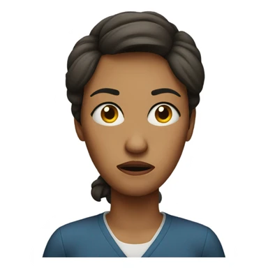 Disgusted woman sticker