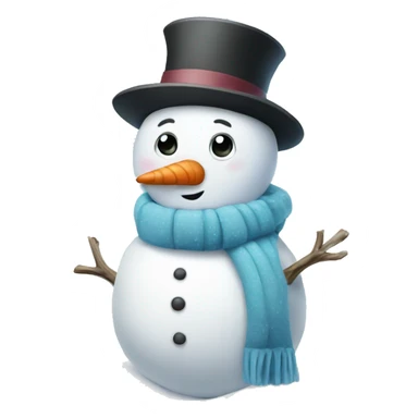 baby snowman sticker