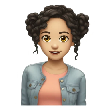 jenna ortega but sticker