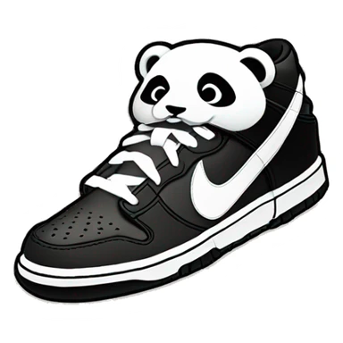 Nike dunk panda sticker